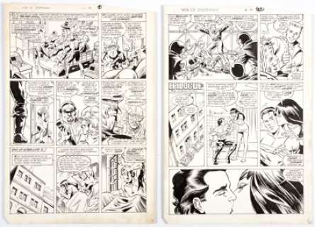 Alex Saviuk and Keith Williams Web of Spider-Man #36 Story Pages 7 and 21 Original Art (Marvel, 1988). These two - | Heritage