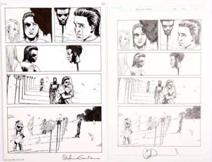 Charlie Adlard and Stefano Gaudiano - The Walking Dead #145 Story Page 16 Original Art (Image, 2015).