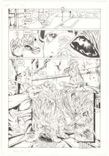 Arnold and Jacob Pander - Grendel #7 Story Page 26 Original Art (Comico, 1987)....