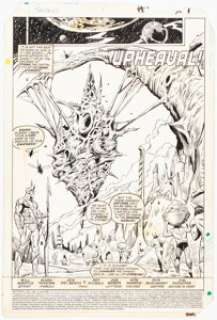 Mark Texeira | Sectaurs #1 Splash Page 1 Original Art (Marvel, 1985). | Heritage