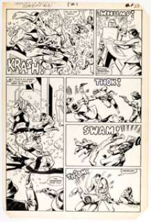 David Mazzucchelli And Vince Colletta | Master of Kung Fu #121 Story Page 18 Original Art (Marvel, 1983). | Heritage