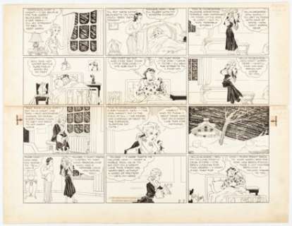 Chic Young | Blondie Sunday Comic Strip Original Art dated 2-7-32 (King Features Syndicate, 1932). | Heritage
