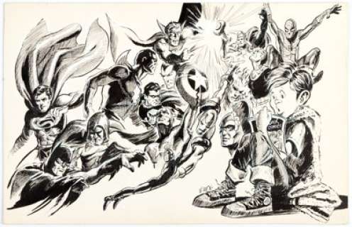 Don Newton - Super-Hero Original Art Illustration (c. 1970s).... | Heritage