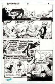 Neil Vokes and Jay Geldhof - Congorilla #3 Story Page 3 Original Art (DC, 1993).
