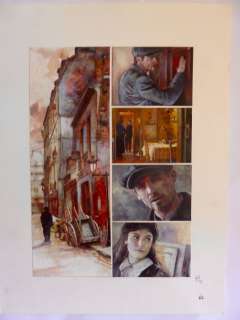 Le Hénanff, Fabrice | Planche originale en couleur  - Modigliani  - (2014) | Catawiki