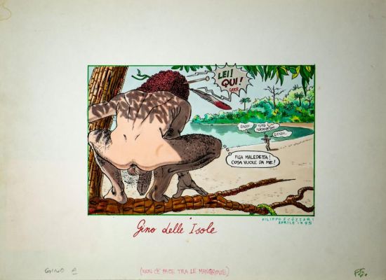 Lot 72 - Scozzari Filippo (n. 1946) - GINO DELLE ISOLE (NON C’E’ PACE TRA LE MANGROVIE) | Capitolium Art