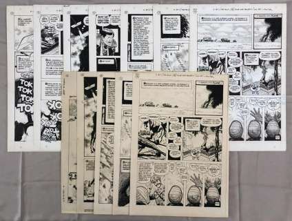 Alex Toth. "The Tally.". (7) Original Pages.