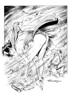 Romero, Enrique Badia | Original poster art  - Modesty (Miranda) Blaise  - [ca. 1988] | Catawiki