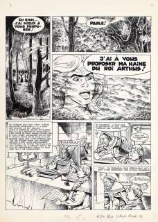 Craenhals | Chevalier Ardent, planche n°14 à l’encre de… | AZ auction