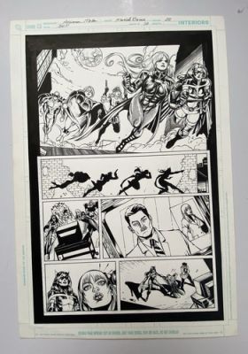 Birds Of Prey 2 Pg 20 Original Art By Mariah Benes. Adriana Melo 2010. | eBay US (Buy It Now)