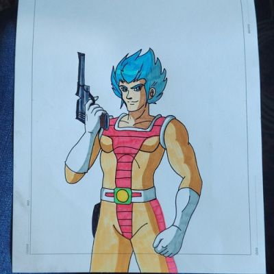Disegno A Mano,bozza Originale Cartone Animato Daitarn 3 Personaggio Banjo | eBay Europe
