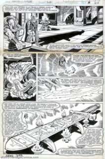 Keith Pollard and Gene Day - Original Art for Thor #300, pages 24 and 35 (Marvel, 1980). Two action-packed pages - | Heritage