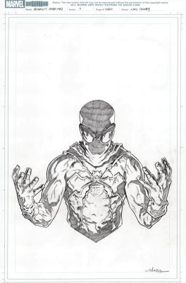 Midnight Spider-Man issue 1 Cover Art - Will Sliney | Comix Art Studio