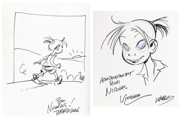 Tarrin - Krings | Lot 078 - Violine 1 et 3. Le tome 1 est agrémenté d’une… | AZ auction