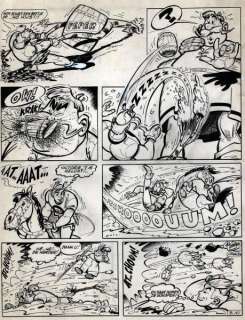 UDERZO Albert  - Belloy  - Planche 25 (numérotée 161) de l’album L’homme qui avait [...] | Vermot et Associés