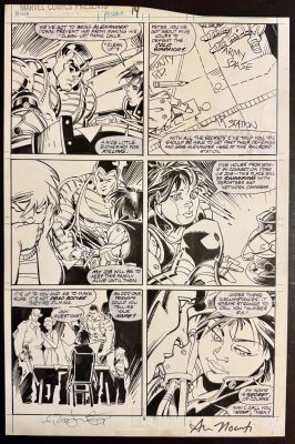 Rick Leonardi , P. Craig Russell, Ann Nocenti , Ken Lopez | Leonardi, Rick - Marvel Comics Presents 14 Pg 5 | ComicArtFans Classifieds