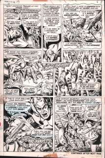 Jim Mooney, Wayne Boring | Creatures on the Loose #19 P.3 - Gullivar Jones of Mars - 1972 | Anthony’s Comic Book Art