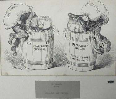 72: F. Fritz Graetz Puck Magazine â€œScandal and Refuseâ€ | Hess Fine Auctions