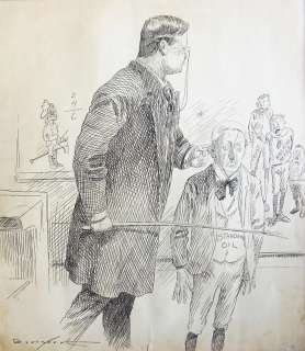 28: Homer Davenport Teddy Roosevelt Punishes Standard O | Hess Fine Auctions