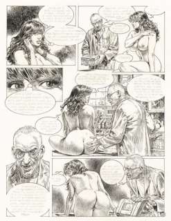Lot 55 - PAOLO SERPIERI DRUUNA Morbus Gravis (T.1), Bagheera 1990 Planche originale n° 45....