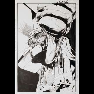 Final Crisis #4 pg 30 by J.G. Jones (Darkseid Final Splash Title Page) | Gallery 30 South