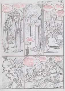 Azpiri, Alfonso | Original sketchpage (p.8)  - Lorna  - Un Ãšltimo Deseo | Catawiki