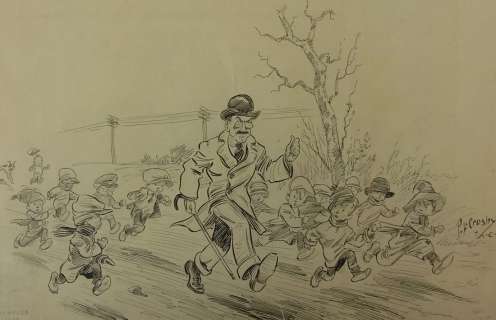 103: Percy Leo Crosby Skippy Comic Strip Original Illus | Hess Fine Auctions