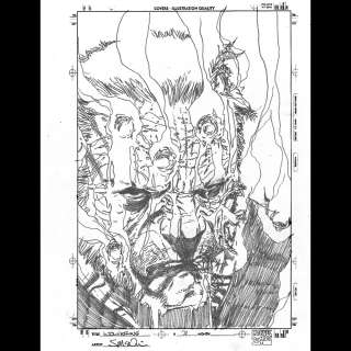 Wolverine #71: Old Man Logan cover prelim by Steve McNiven | Gallery 30 South