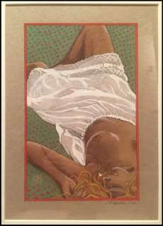 Servais, Jean-Claude | Illustration originale  - La Jeune fille endormie  - (1987) | Catawiki