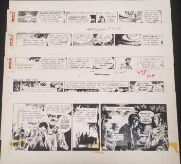 Kubert & Moore The Green Berets Dailies | Weiss Auctions
