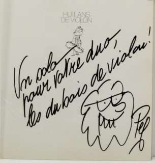 Pef dédicacé Huit ans de violon EO 1990 broché Edi… | MDP Auction