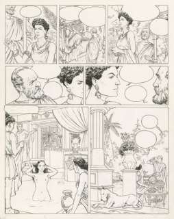 Murena - De sable et de sang Encre de Chine sur papier pour la planche 18 de l’album.... | Tessier Sarrou