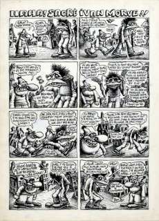 KONTURE, Mattt (1965... - Lot 275 - Sacré Ivan Morve ! Encre de Chine sur papier pour...