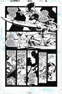 Keith Champagne, Pascual Ferry | Supernoy #90 P.16 - Villain Monologue - Ink Page Issue 90 Page 16 | Anthony’s Comic Book Art