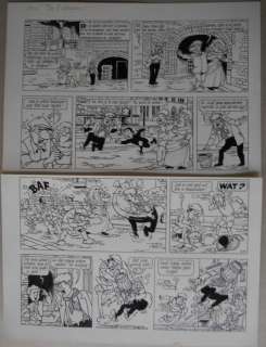 Geerts, Paul | Originele pagina (p.58)  - Suske en Wiske  - De zeven Schaken + Grootformaat luxe hc met linnen rug  - (1995/2014) | Catawiki