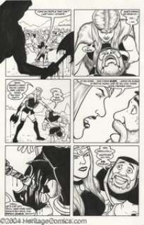 Brendon and Brian Fraim - Original Art for Knights of the Dinner Table Illustrated # 16 (Kenzer and Company, -