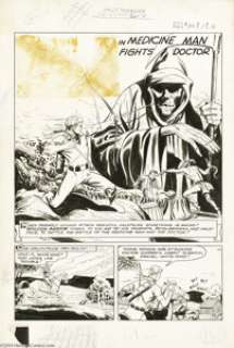 George Tuska (attributed) - Whiz Comics #126, page 16 Golden Arrow Splash Page Original Art (Fawcett, 1950). - | Heritage