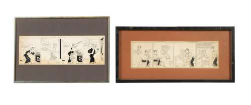 TWO 1950’S "BLONDIE" ORIGINAL COMIC STRIPS BY CHIC YOUNG | misc / divers