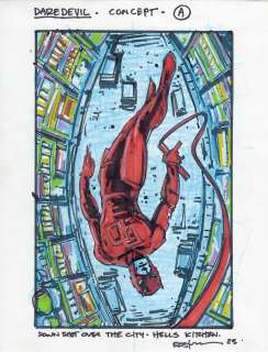 Kevin Eastman | Daredevil Hells Kitchen Concept a | Kevin Eastman