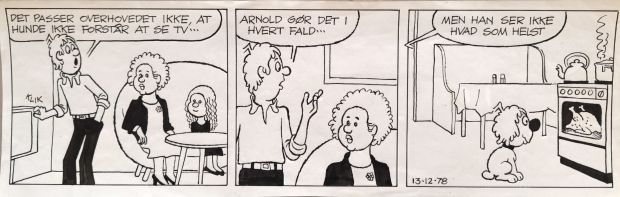 Jørgen Mogensen | Poeten og Lillemor: Arnold ser tv | ComicArt.dk