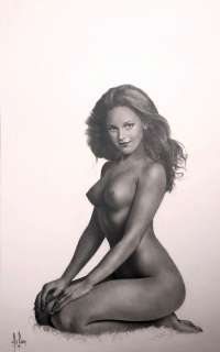 ASLAN Alain  - Jeune femme les cheveux au vent  - Mine de plomb signée en bas Ã  [...] | Vermot et Associés