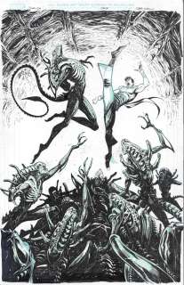 Iban Coello - Shang-Chi #5 Vs Alien Cover