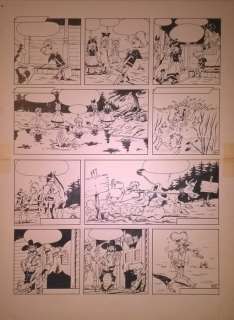 Morris / Pille, Pascal - Planche originale (p.2) - Lucky Luke - L’alibi - (1987) | Catawiki