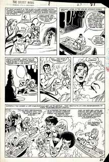 John Beatty, Mike Zeck - Marvel Super-Heroes Secret Wars #8 P 21 (12 Heroes! Just 3 Pages Before New Black Spider-Man Costume Page!) 1984