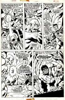 Mike Esposito, Sal Buscema - Defenders #16 P 2 (Professor X, Dr Strange, Hulk, Nighthawk, And Valkyrie Battle Magneto & Creation Alpha Throughout!) 1974