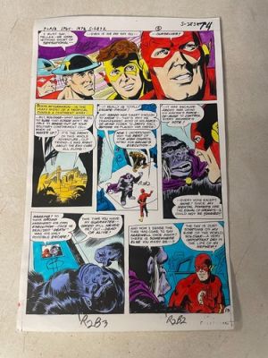 FLASH spec #11 comic ART color guide 1978 KID FLASH VOTE TO EXECUTE GRODD DC | eBay US (Buy It Now)