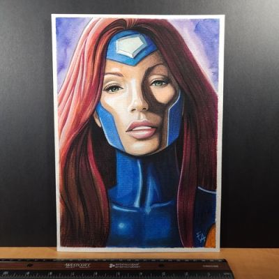 5-10-26 .1228. original 8x12 ferdinand aguilar hand drawn 1/1 art of jean grey | eBay US (Buy It Now)