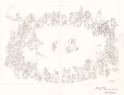 Uderzo | ALBERT UDERZO ASTÉRIX L’Anniversaire d’Astérix et Obélix, Le Livre d’or (T.34),... | Daniel Maghen Enchères