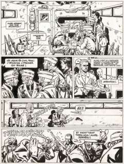 ROCHETTE - Lot 106 - JEAN-MARC ROCHETTE LE TRANSPERCENEIGE (T.1), Casterman 1984 Planche originale n°96,...