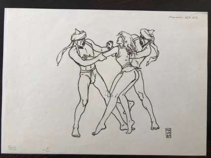 Manara, Milo - original plate "Kamasutra" (1997) | Catawiki